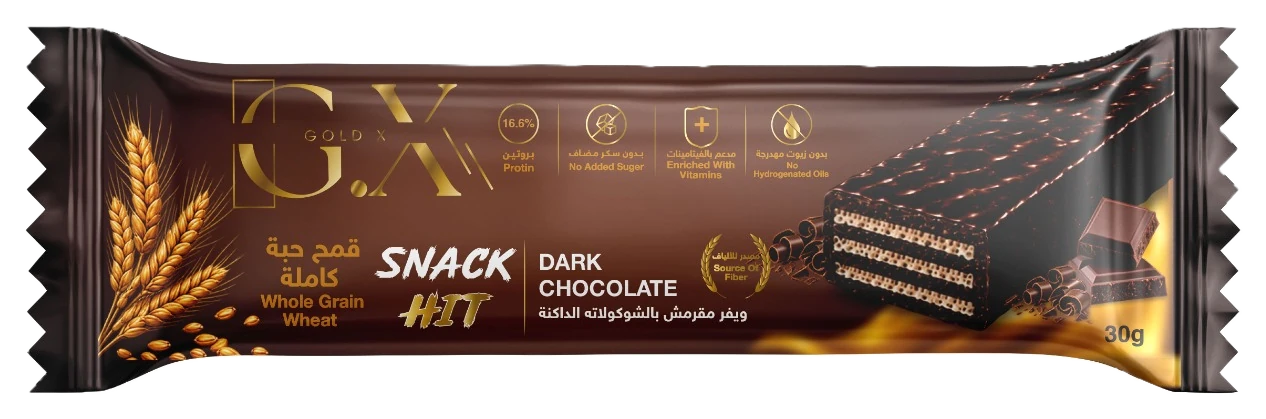 RED AND BLUE Snack Hit Dark Chocolate, 30g pack